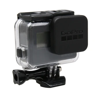 Objektiva Vodotesno Ohišje Pokrov Kape Standard Protector Za Go pro Junak 5 6 7 Črna Kamera dodatna Oprema