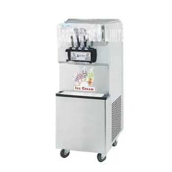 Softy Sladoled, ki Stroj Komercialne Jekla Mehka Služijo Sladoled Pralni 220V/110V 3800W 55-60 L/H ICM-378 sladoled stroj